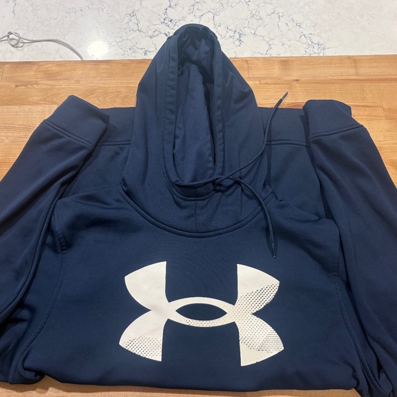 Men’s Under Armour ColdGear Hoodie – Size Small – Navy Blue - Picture 8 of 8